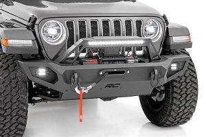 Jeep Gladiator Front Winch Bumper - Rough Country - Full Width Trail - '20-'23